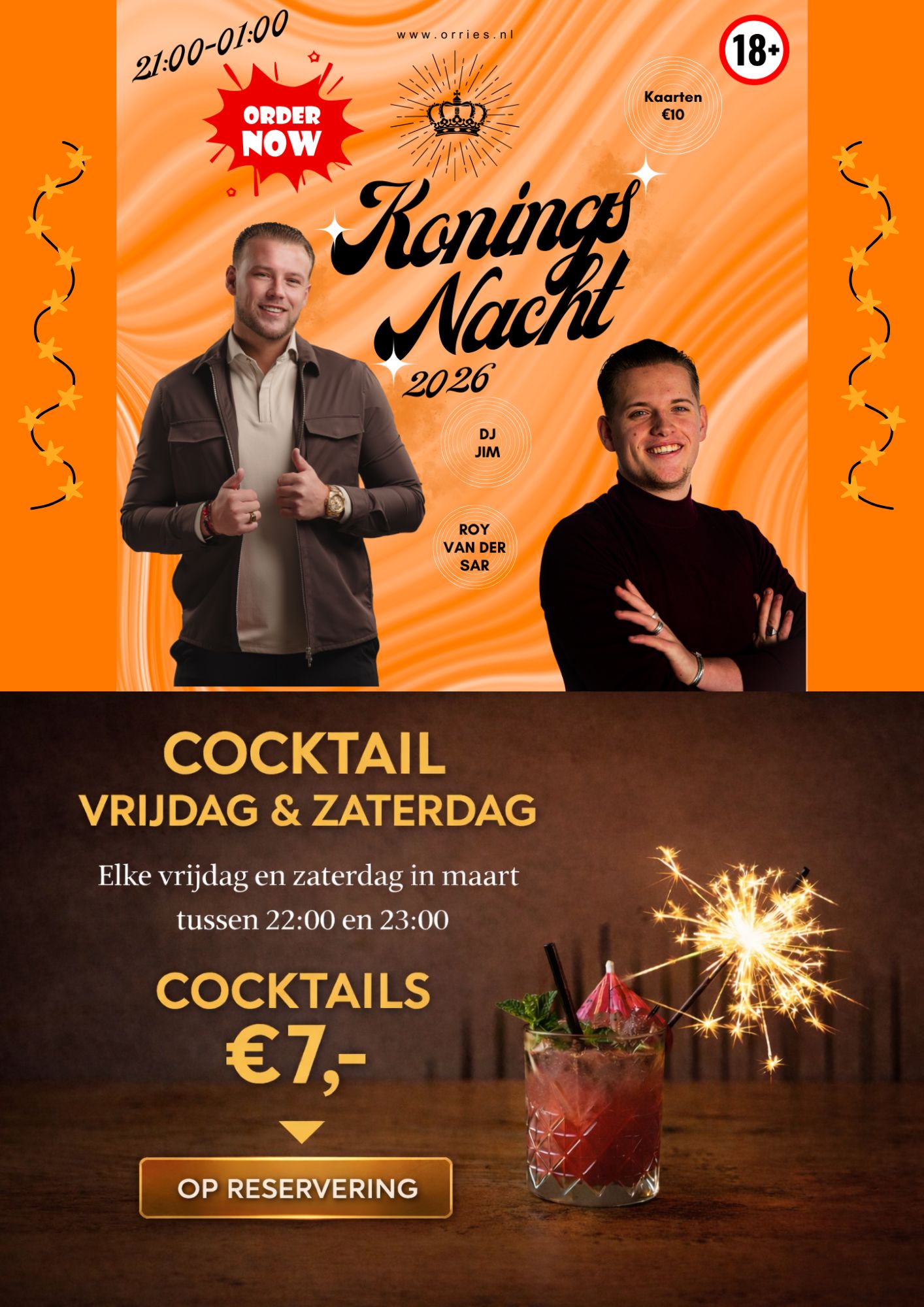 Koop hier je tickets! Koningsnacht 2026